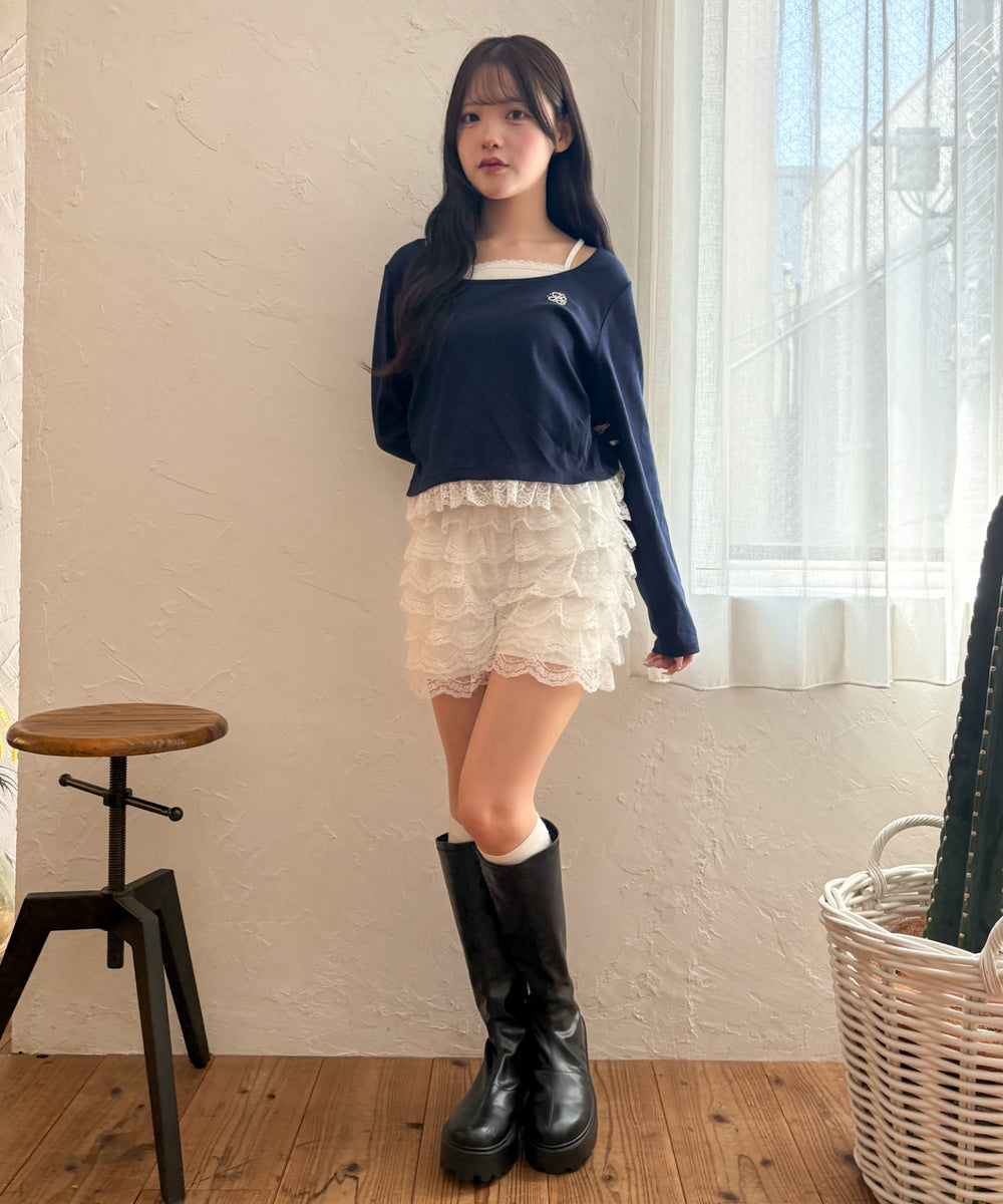ネイビー モデル：155cm F着用
