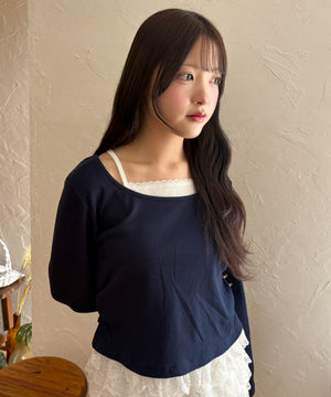 ネイビー モデル：155cm F着用