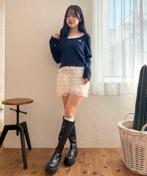 ネイビー モデル：155cm F着用