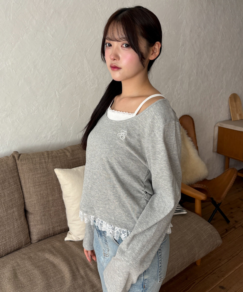 グレー モデル：155cm F着用