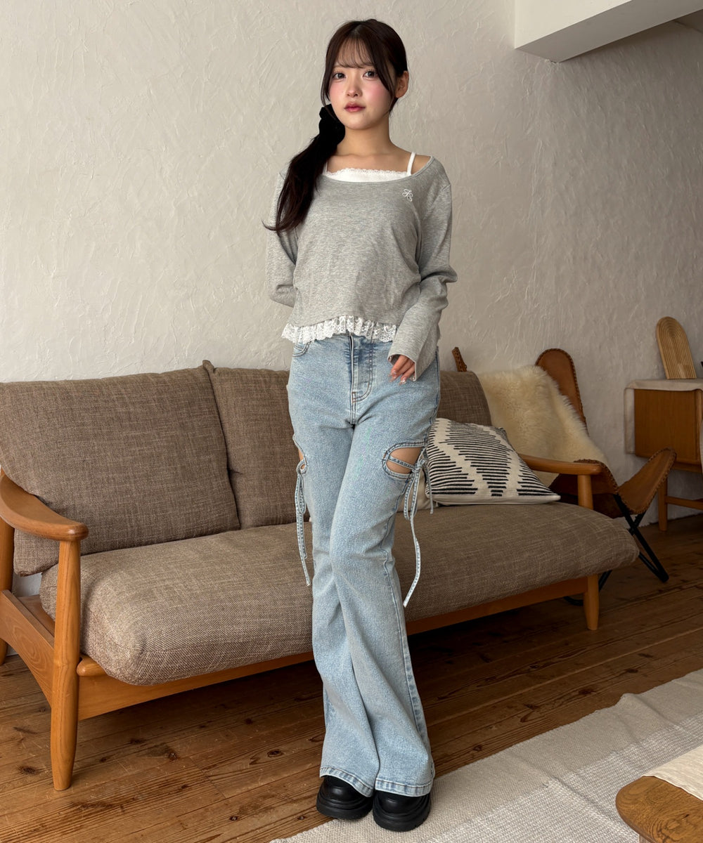 グレー モデル：155cm F着用