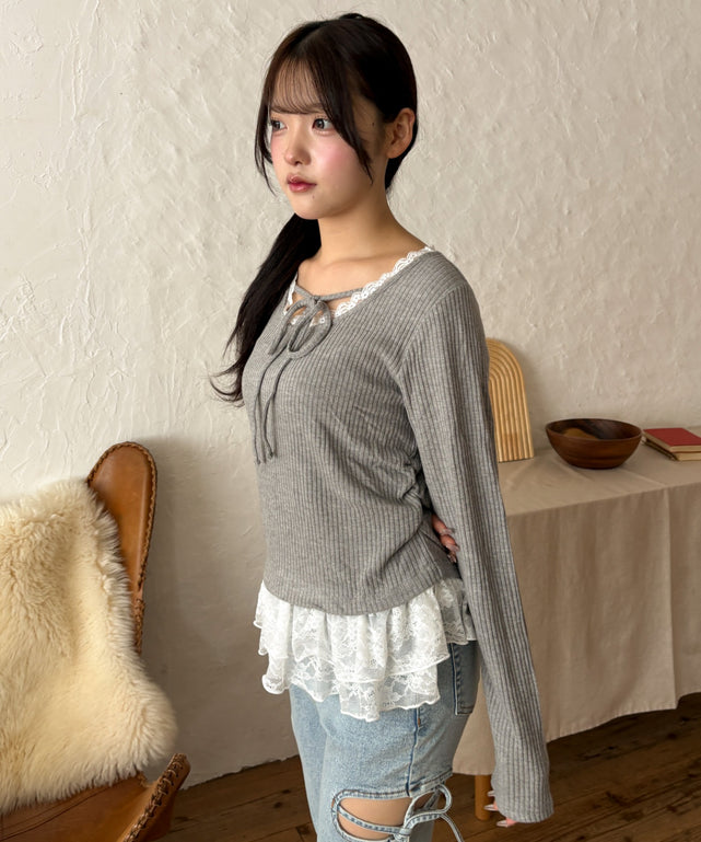 グレー モデル：155cm F着用