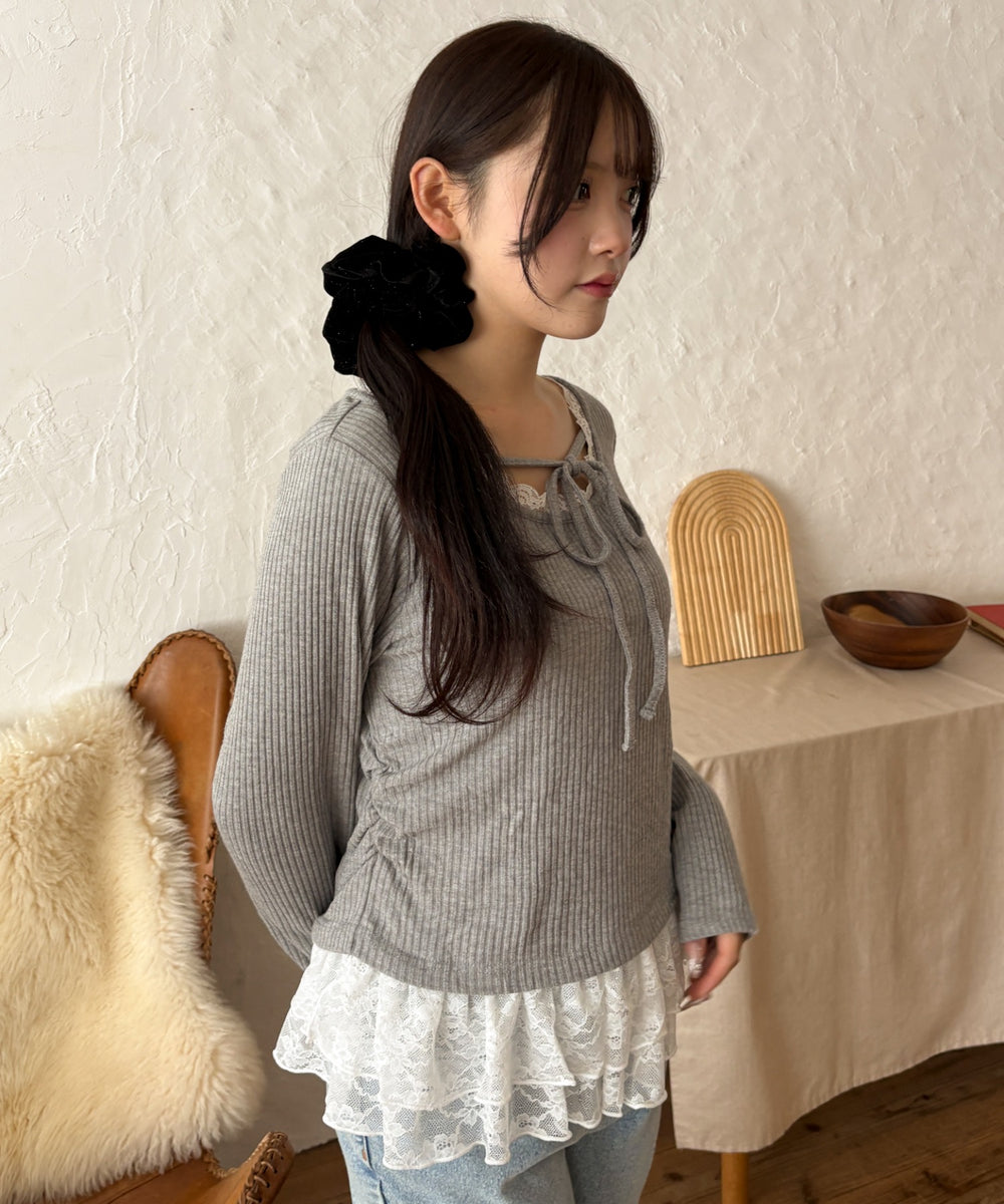 グレー モデル：155cm F着用