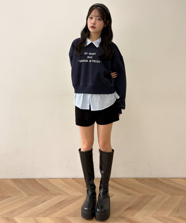 ネイビー モデル：155cm F着用