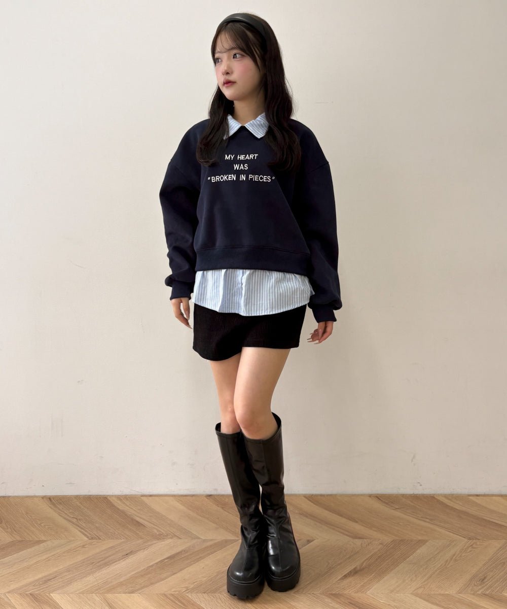 ネイビー モデル：155cm F着用