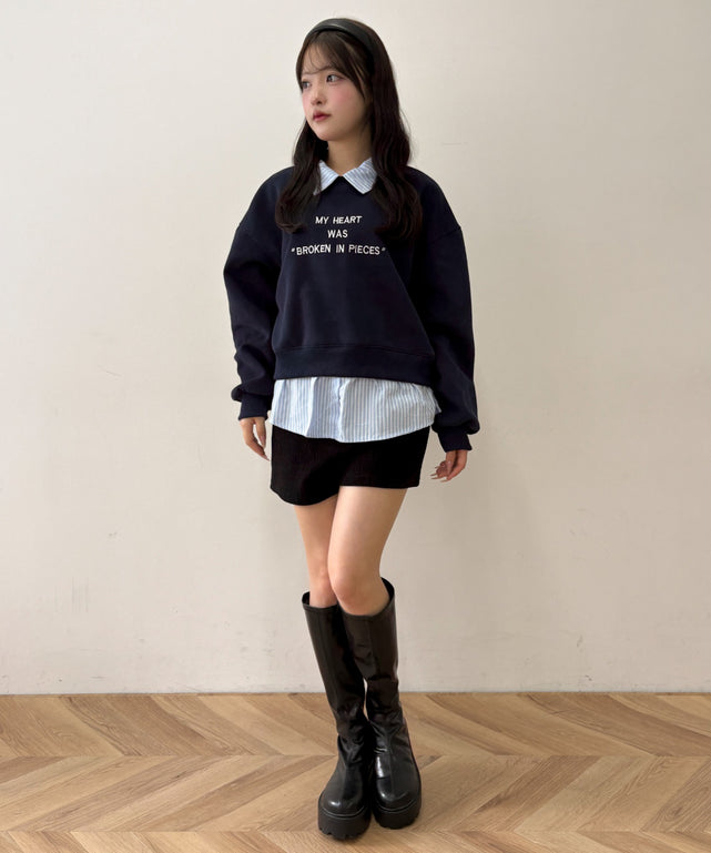 ネイビー モデル：155cm F着用