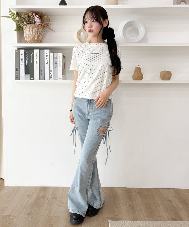 ホワイト モデル：155cm F着用