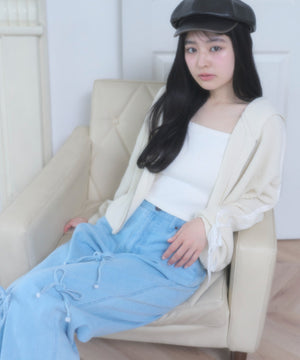 ホワイトアイボリー モデル：160cm F着用