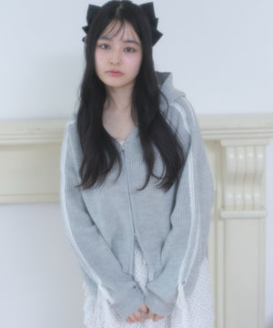 杢グレー モデル：160cm F着用