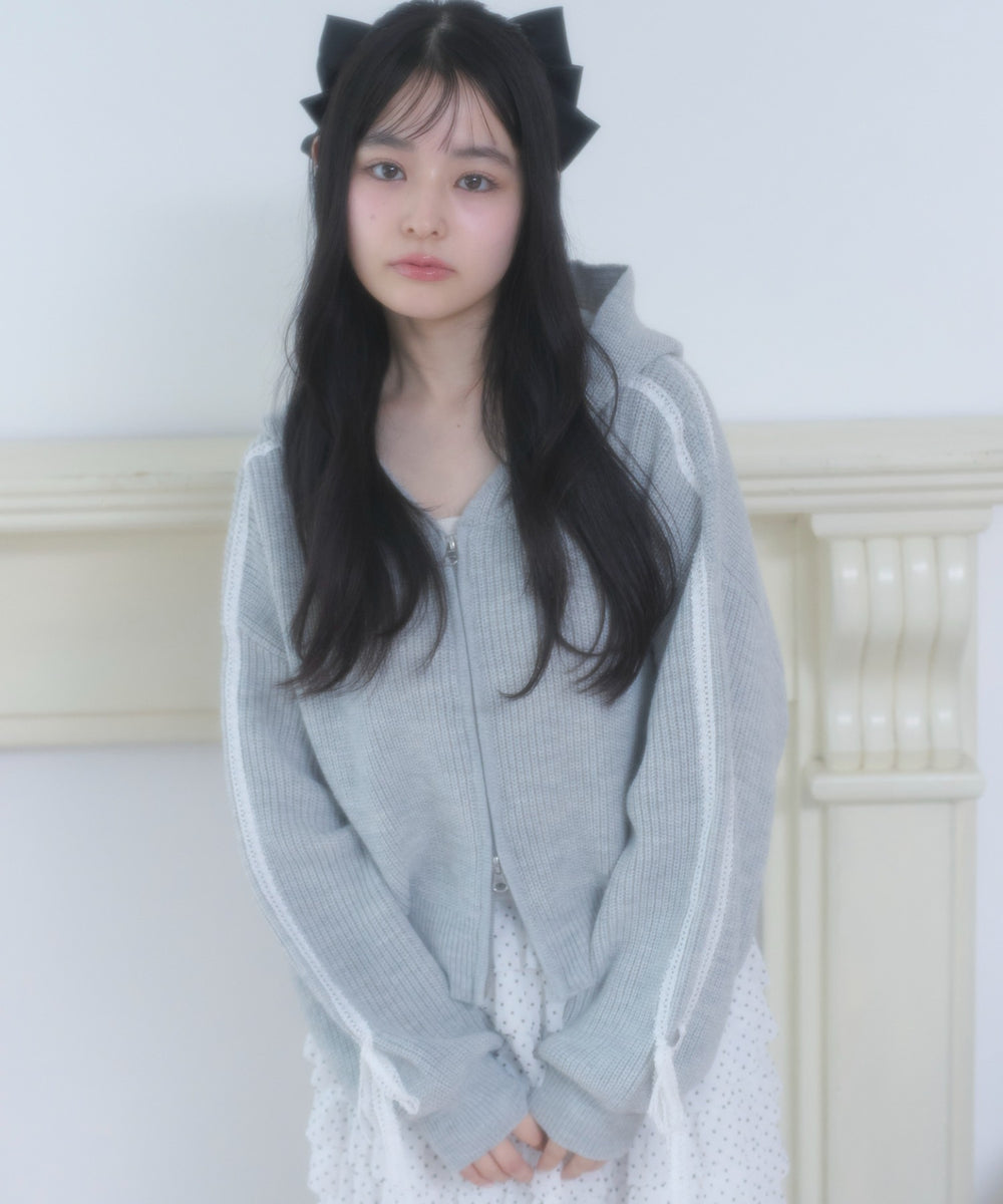 杢グレー モデル：160cm F着用