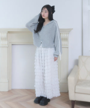 杢グレー モデル：160cm F着用