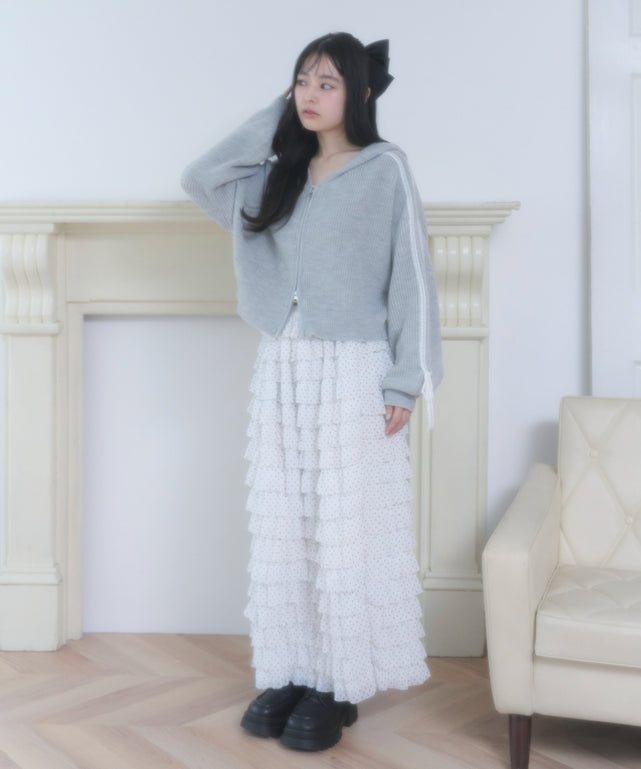 杢グレー モデル：160cm F着用