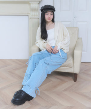 ホワイトアイボリー モデル：160cm F着用