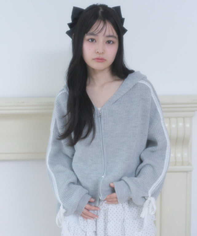 杢グレー モデル：160cm F着用