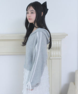 杢グレー モデル：160cm F着用