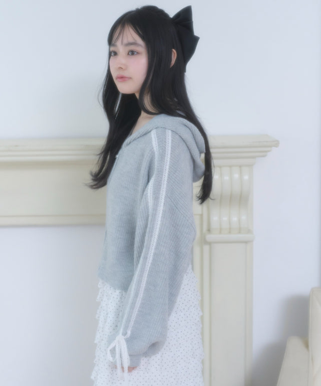 杢グレー モデル：160cm F着用