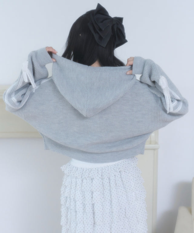 杢グレー モデル：160cm F着用