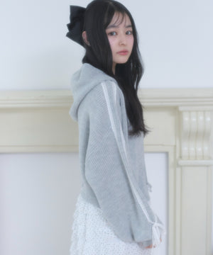 杢グレー モデル：160cm F着用