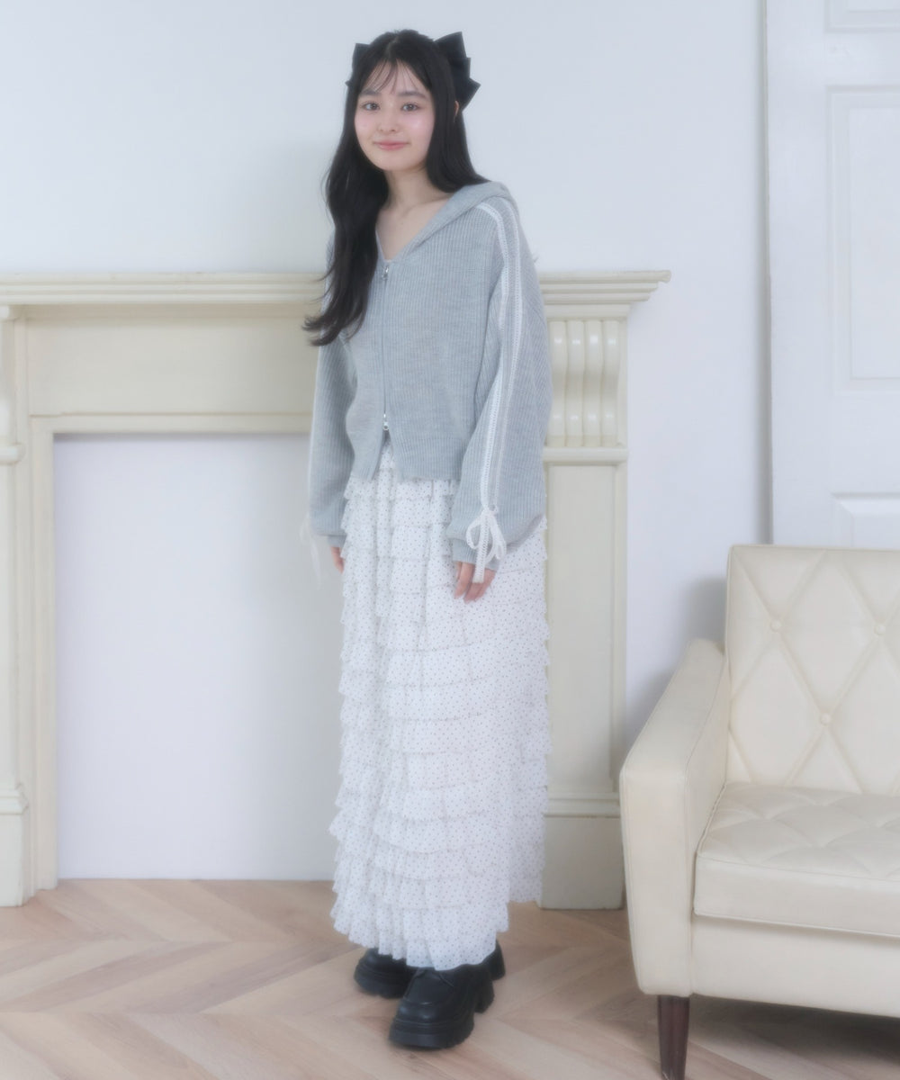 杢グレー モデル：160cm F着用