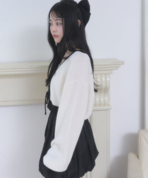 オフホワイト モデル：160cm F着用