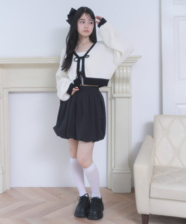 オフホワイト モデル：160cm F着用