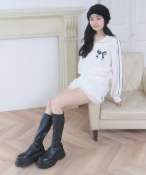 ホワイトアイボリー モデル：160cm F着用