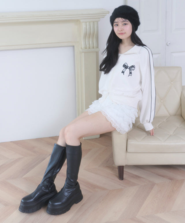 ホワイトアイボリー モデル：160cm F着用