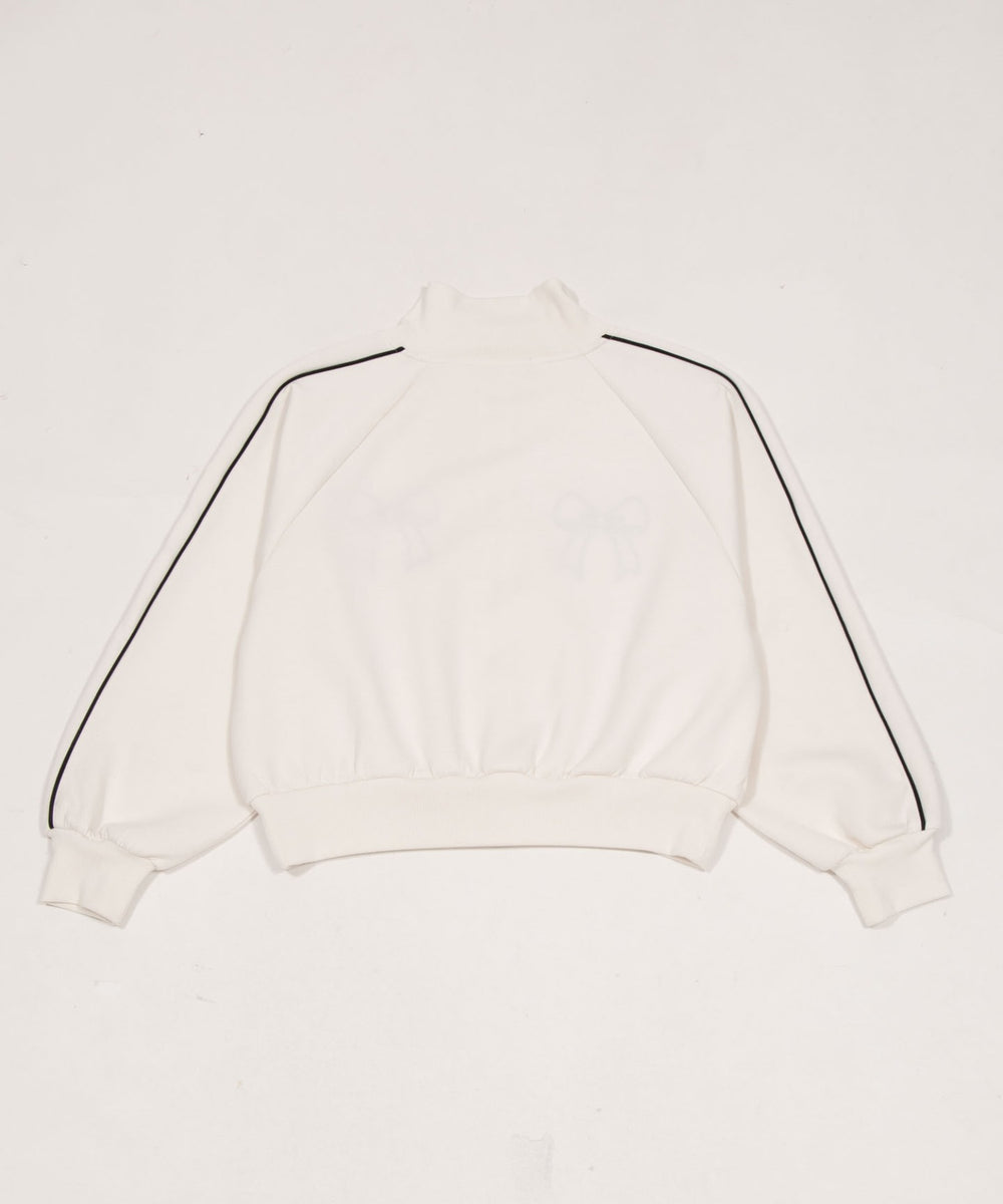 レースリボントラックジャケット