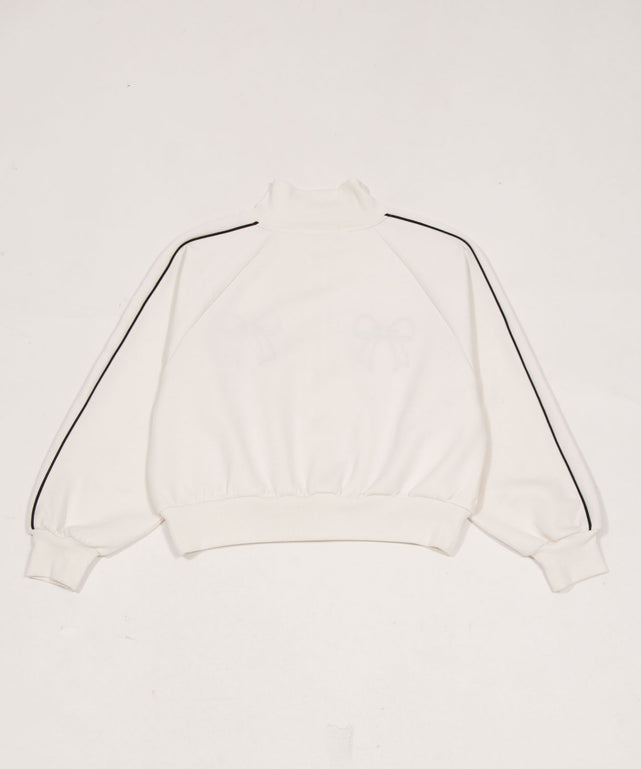 レースリボントラックジャケット