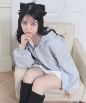 杢グレー モデル：160cm F着用