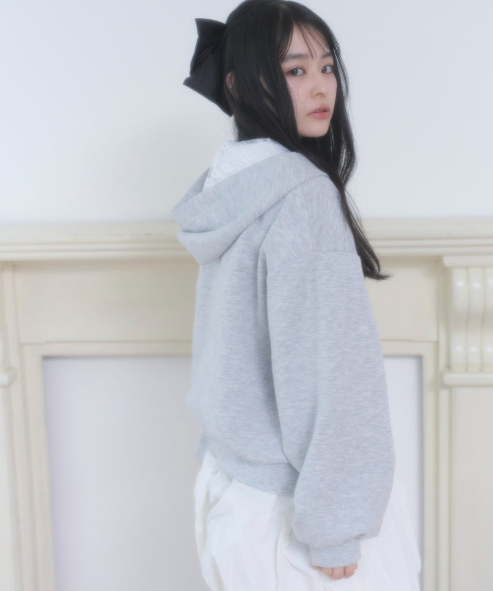 杢グレー モデル：160cm F着用