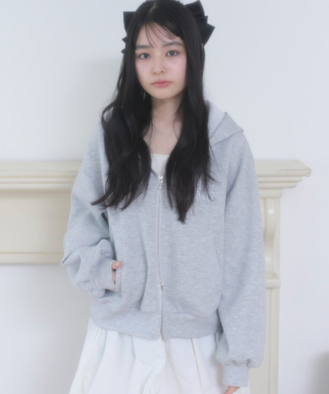 杢グレー モデル：160cm F着用