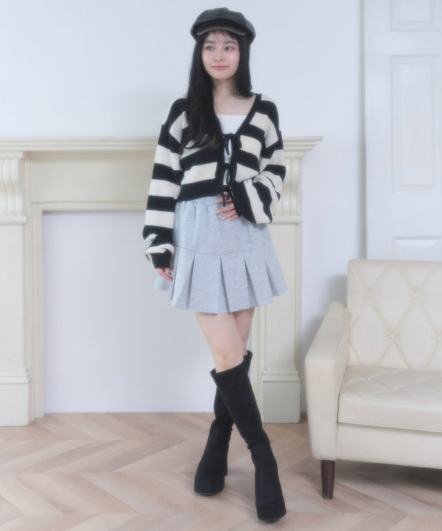 杢グレー モデル：160cm F着用