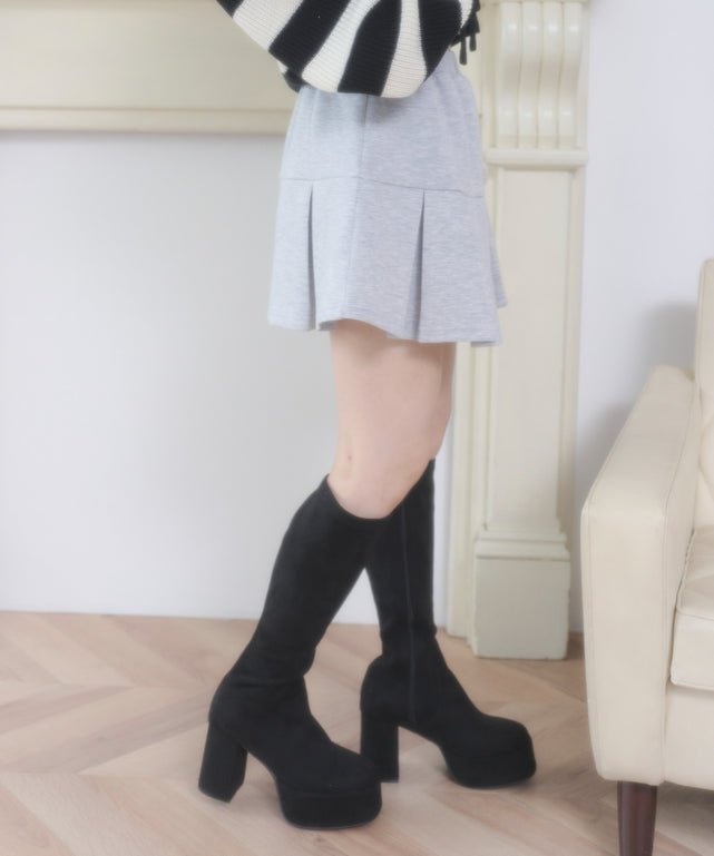 杢グレー モデル：160cm F着用