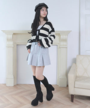 杢グレー モデル：160cm F着用