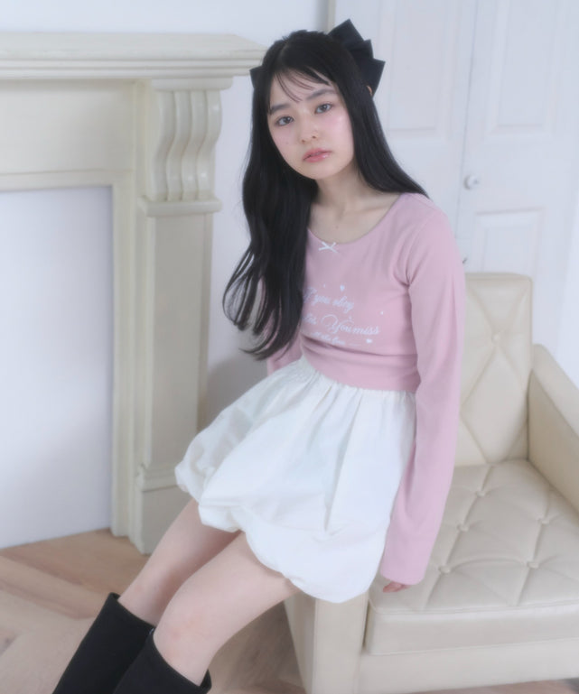 ピンク モデル：160cm F着用