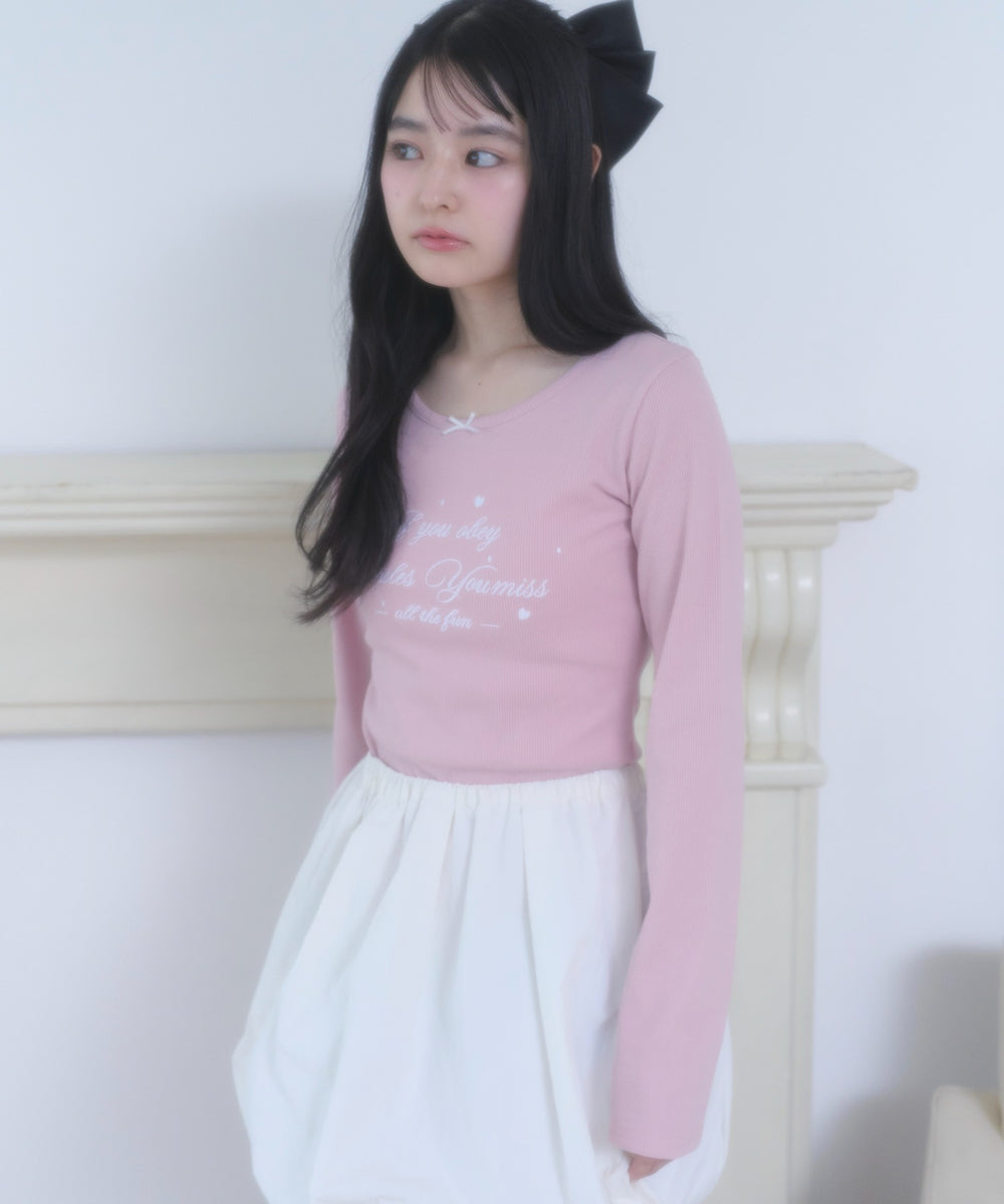 ピンク モデル：160cm F着用