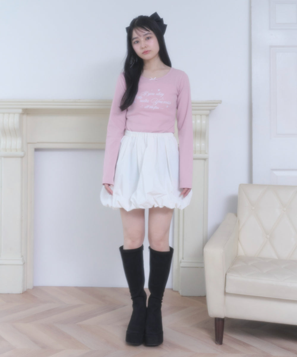 ピンク モデル：160cm F着用