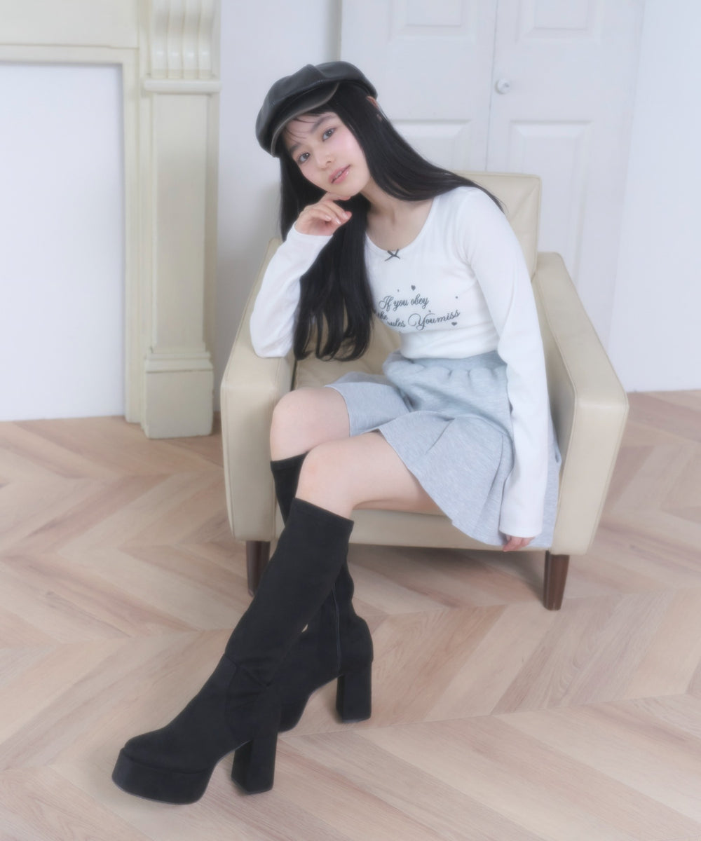 ホワイト モデル：160cm F着用