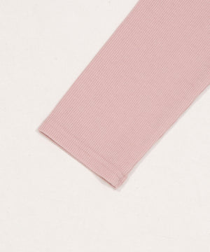 リボン付き刺繡リブロンT