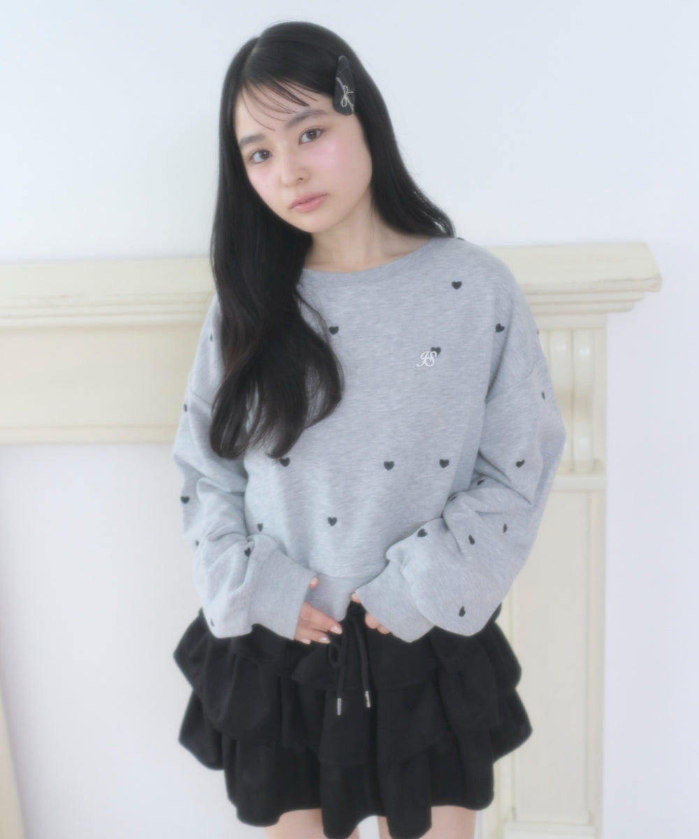 杢グレー モデル：160cm F着用