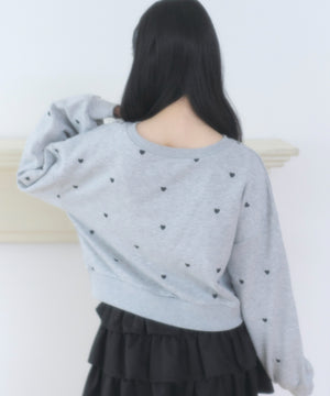 杢グレー モデル：160cm F着用