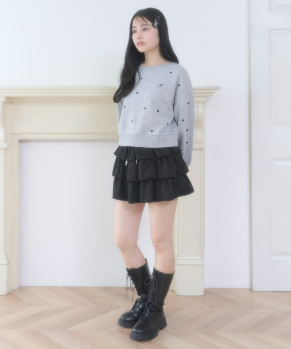 杢グレー モデル：160cm F着用