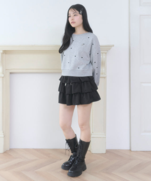 杢グレー モデル：160cm F着用