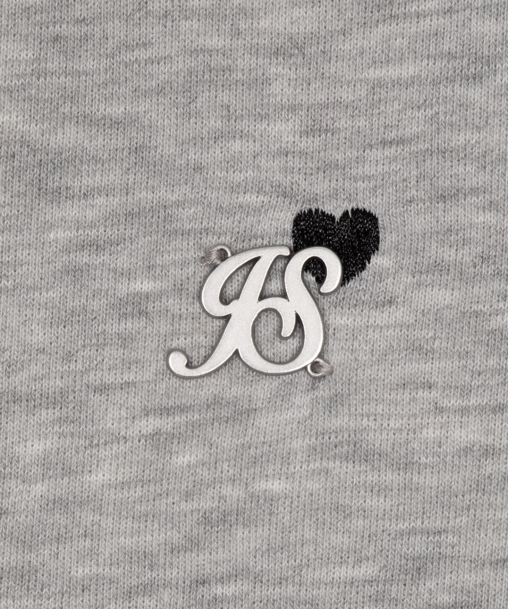 ハート総柄刺繡スウェット