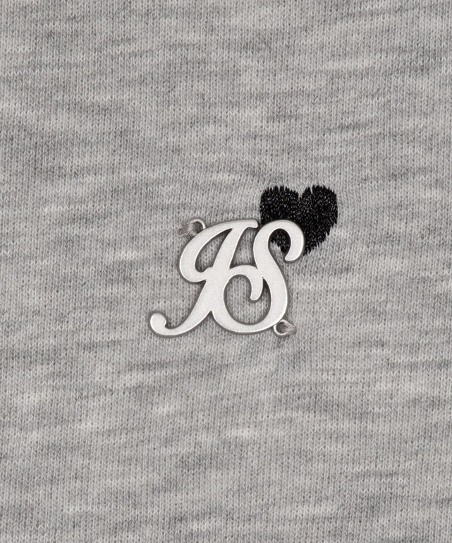 ハート総柄刺繡スウェット