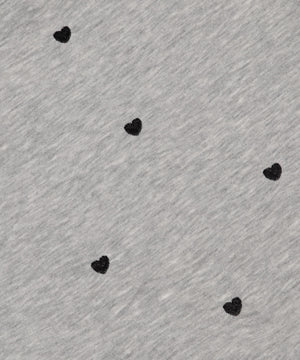 ハート総柄刺繡スウェット