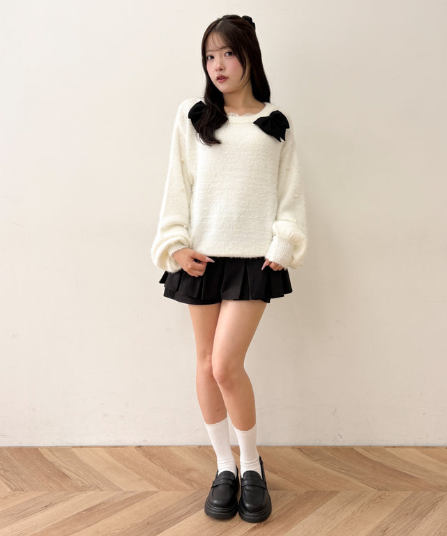 ホワイト モデル：155cm F着用