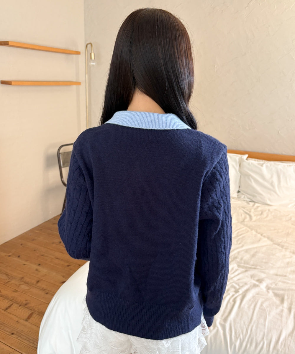 ネイビー モデル：155cm F着用