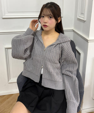 グレー モデルアイボリー：155cm F着用